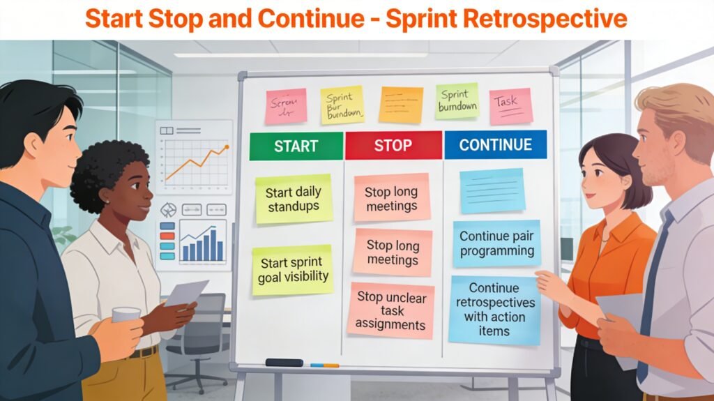 Start Stop and Continue